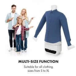 ShirtButler Pro Automatisches Trocknersystem Hemd & Hose 1200 W 2-in-1 70 °C Timer Weiß 14 ShirtButler Pro Automatisches Trocknersystem Hemd & Hose 1200 W 2-in-1 70 °C Timer Weiß -Küchengeräte Geschäft 60002669 yy 0005 logo Klarstein ShirtButler Pro Ersatz Shirt