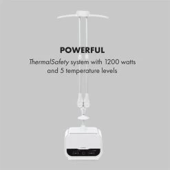 ShirtButler Pro Automatisches Trocknersystem Hemd & Hose 1200 W 2-in-1 70 °C Timer Weiß 16 ShirtButler Pro Automatisches Trocknersystem Hemd & Hose 1200 W 2-in-1 70 °C Timer Weiß -Küchengeräte Geschäft 60002669 yy 0007 logo Klarstein ShirtButler Pro Trocknersystem weiss