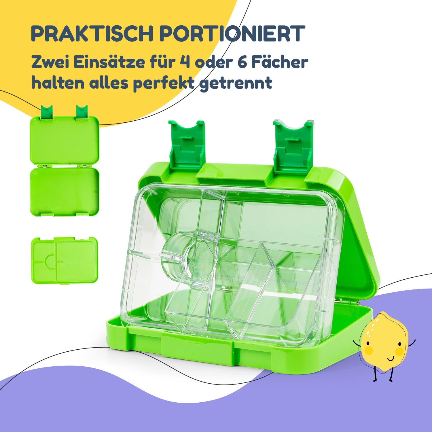 Schmatzfatz Frühstücksset Lunchbox & Trinkflasche Tritan Dicht BPA-frei 6 Schmatzfatz Frühstücksset Lunchbox & Trinkflasche Tritan Dicht BPA-frei – Bild 4