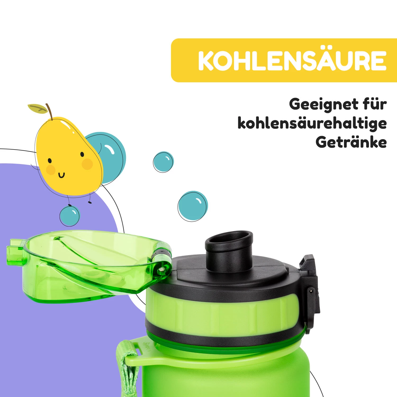 Schmatzfatz Frühstücksset Lunchbox & Trinkflasche Tritan Dicht BPA-frei 8 Schmatzfatz Frühstücksset Lunchbox & Trinkflasche Tritan Dicht BPA-frei – Bild 6