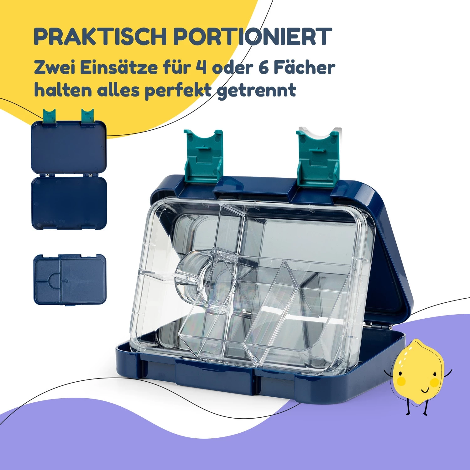 Schmatzfatz Frühstücksset Lunchbox & Trinkflasche Tritan Dicht BPA-frei 6 Schmatzfatz Frühstücksset Lunchbox & Trinkflasche Tritan Dicht BPA-frei – Bild 4